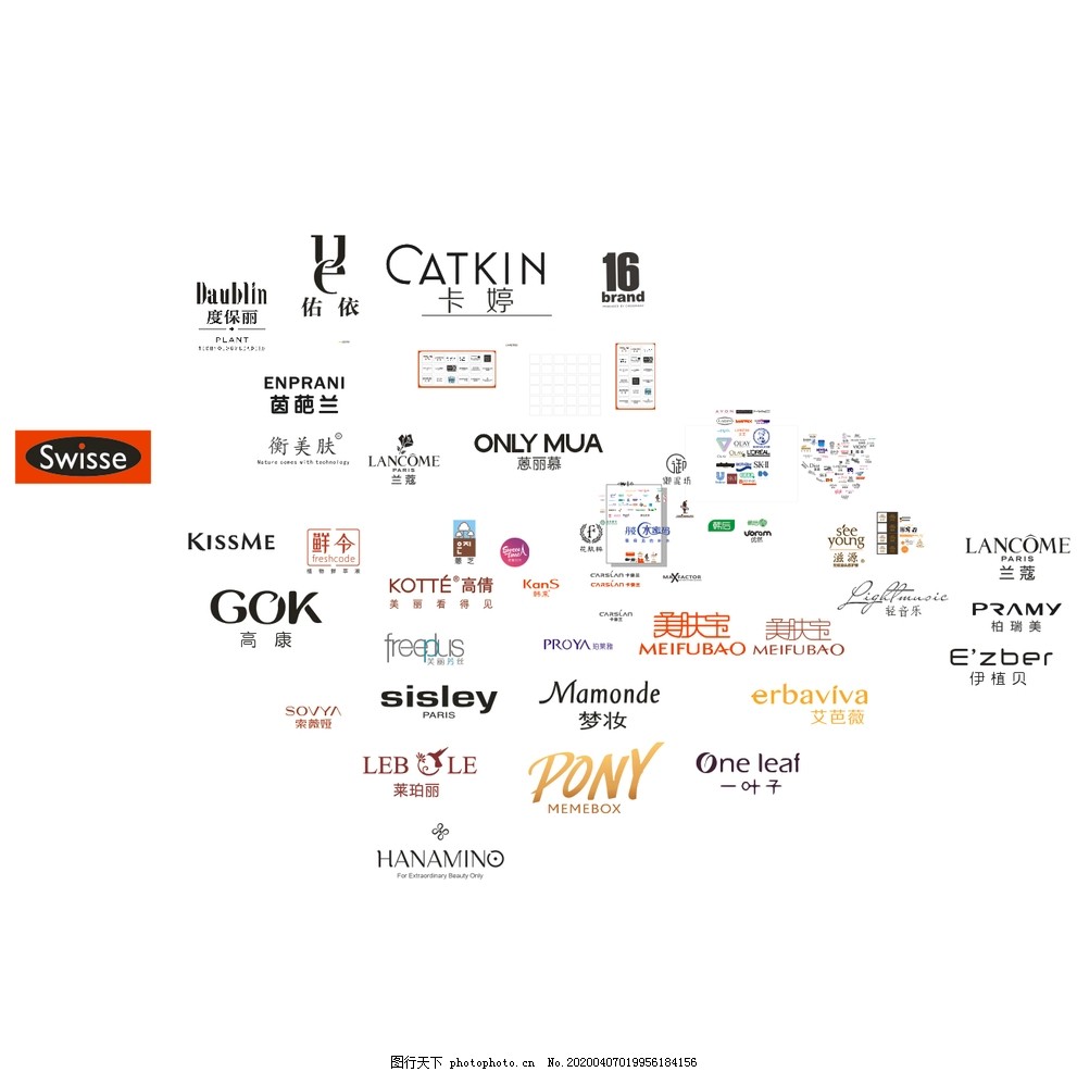 2019年化妆品品牌标志大全