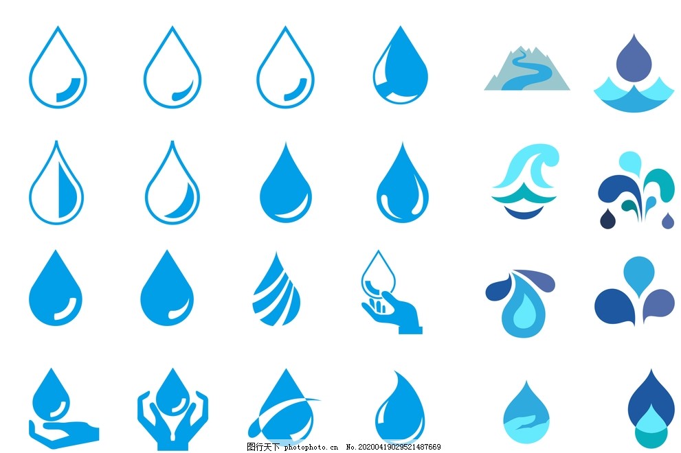 水滴素材图片 设计案例 广告设计 图行天下素材网