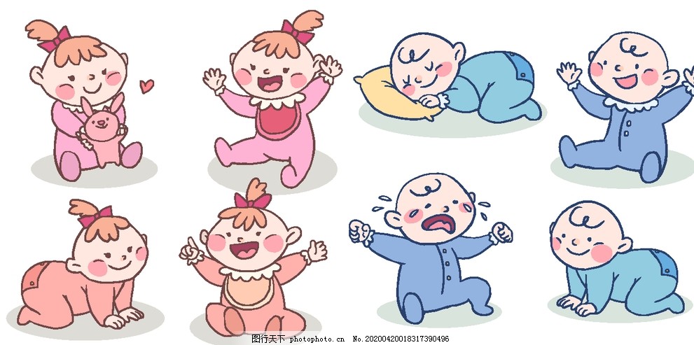 可爱卡通彩绘婴儿宝宝图片 动漫人物 动漫卡通 图行天下素材网 可爱卡通彩绘婴儿宝宝图片 动漫人物 动漫卡通 图行天下素材网