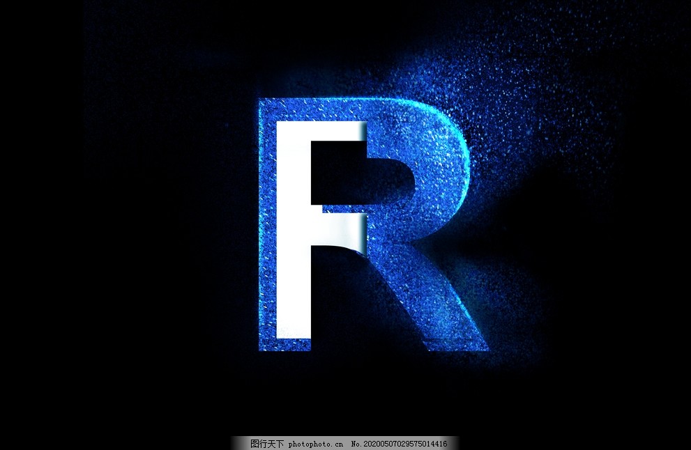 R炫酷字体图片 设计案例 广告设计 图行天下素材网 R炫酷字体图片 设计案例 广告设计 图行天下素材网