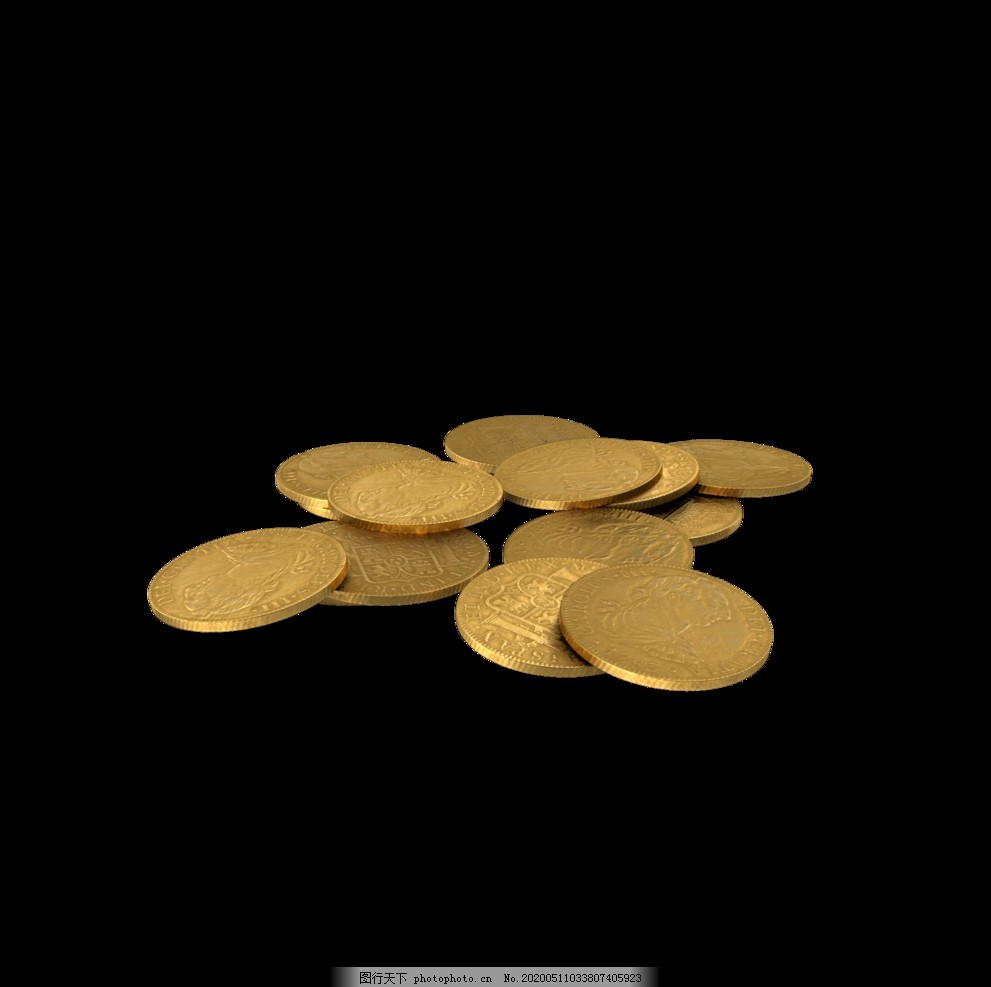 海盗金币图片_其他_其他-图行天下素材网