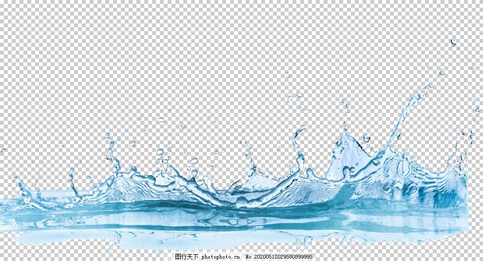 透明水png素材图片 设计案例 广告设计 图行天下素材网