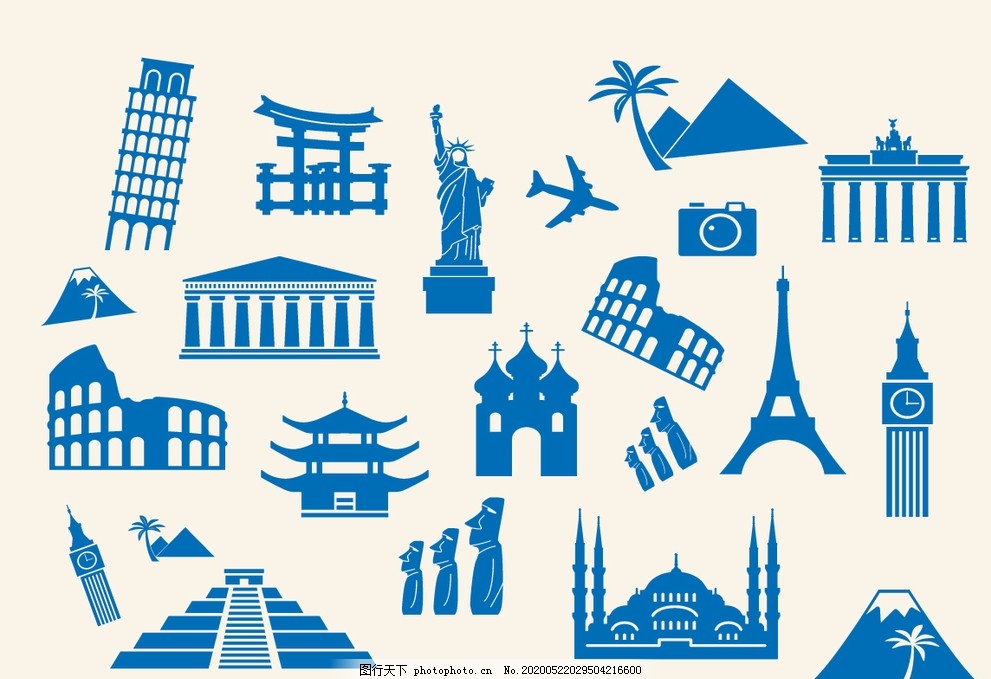 地标图标城市icon图片_其他_其他-图行天下素材网