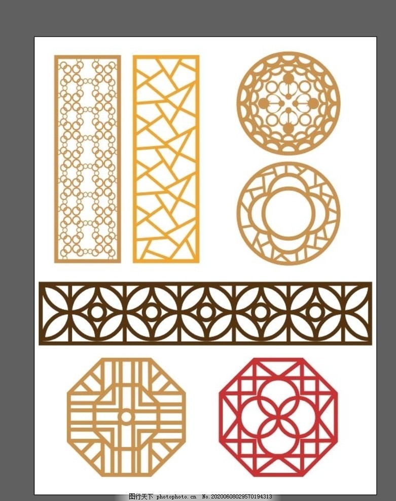 雕刻花窗图片 设计案例 广告设计 图行天下素材网