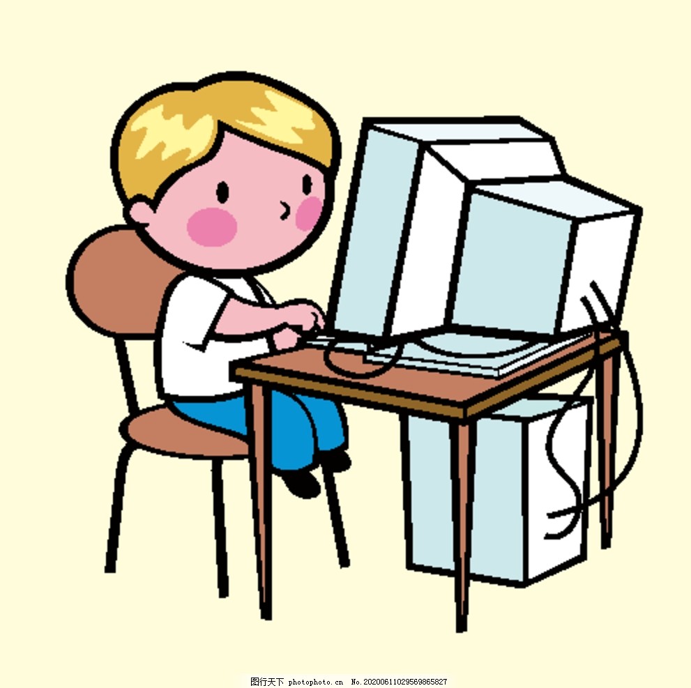 使用电脑的人图片_其他_其他-图行天下素材网